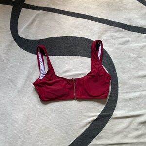 Red bikini top